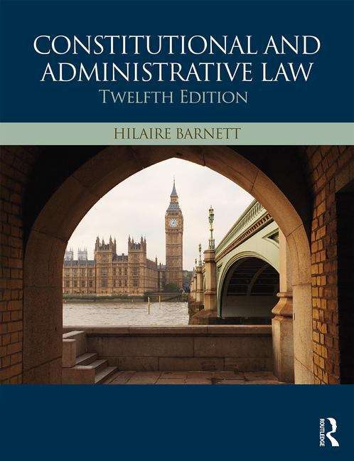 Book cover of Constitutional & Administrative Law (PDF)