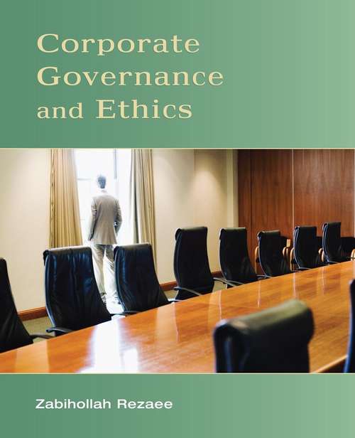 Book cover of Corporate Governance and Ethics