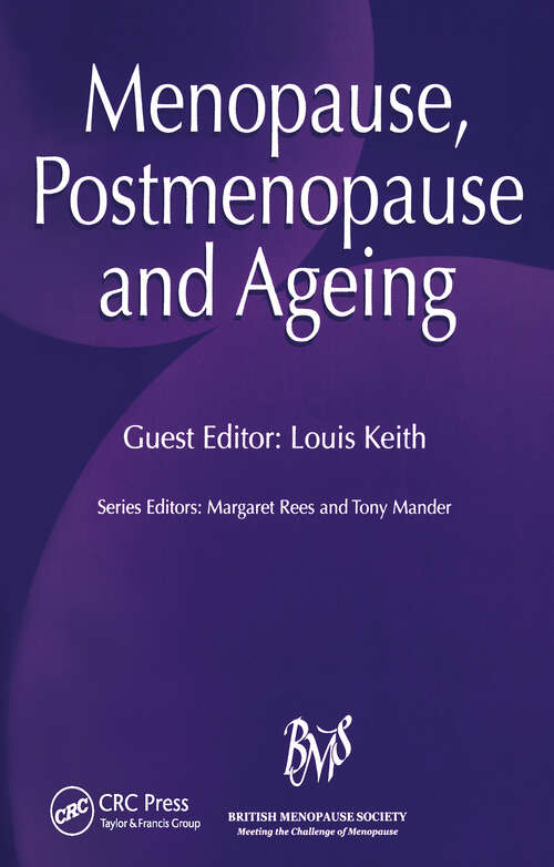 Book cover of Menopause, Postmenopause and Ageing