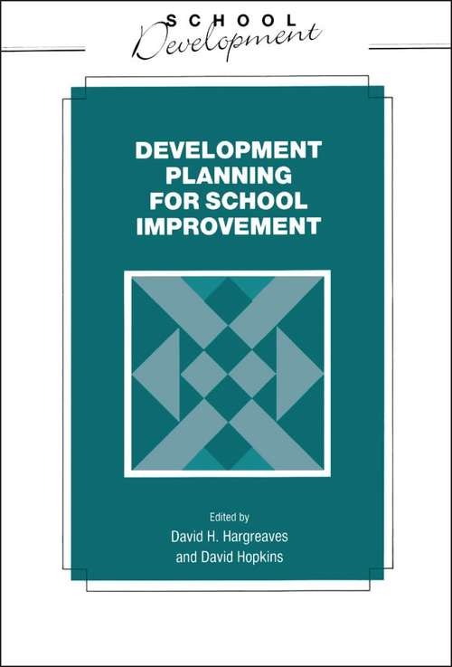 Book cover of Developmental Planning for School Improvement