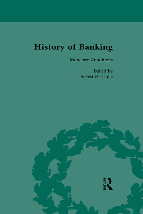 Book cover of The History of Banking I, 1650-1850 Vol X