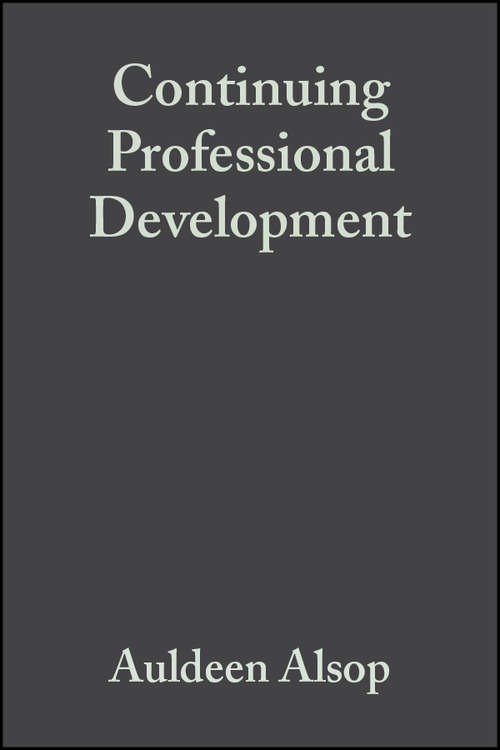 Book cover of Continuing Professional Development: A Guide for Therapists