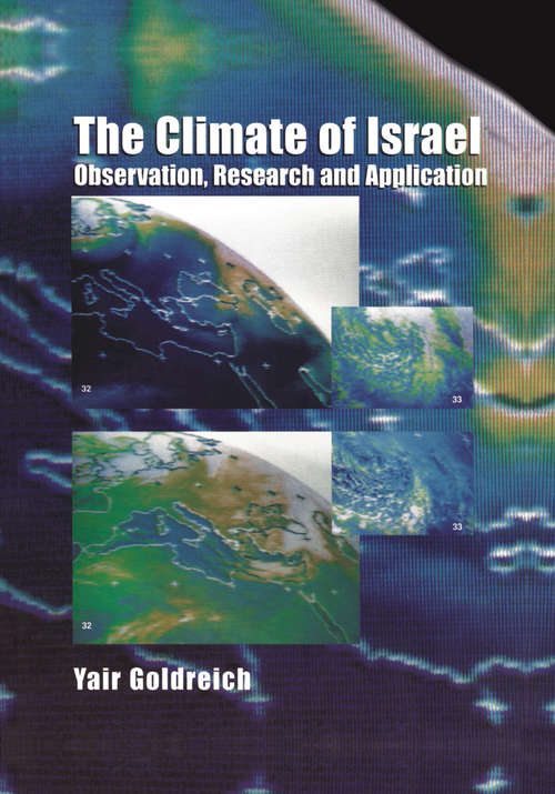 Book cover of The Climate of Israel: Observation, Research and Application (2003)