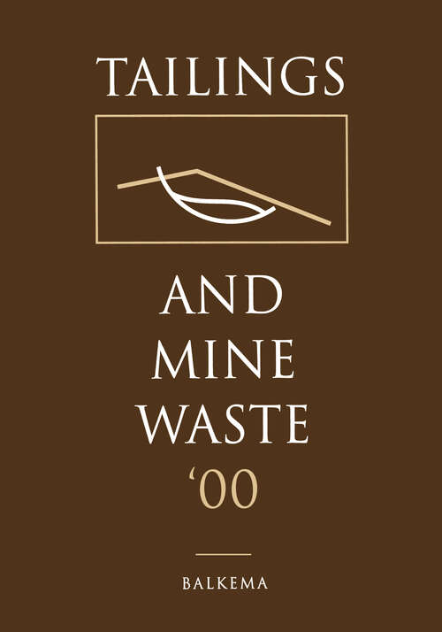 Book cover of Tailings and Mine Waste 2000
