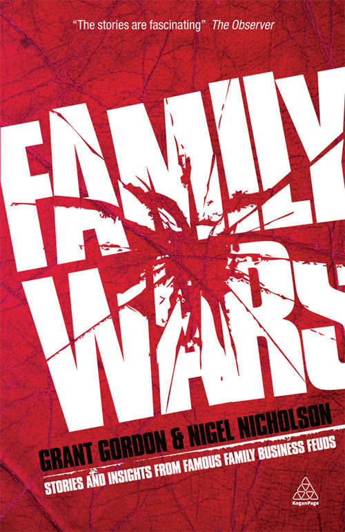 Book cover of Family Wars: Stories and Insights from Famous Family Business Feuds