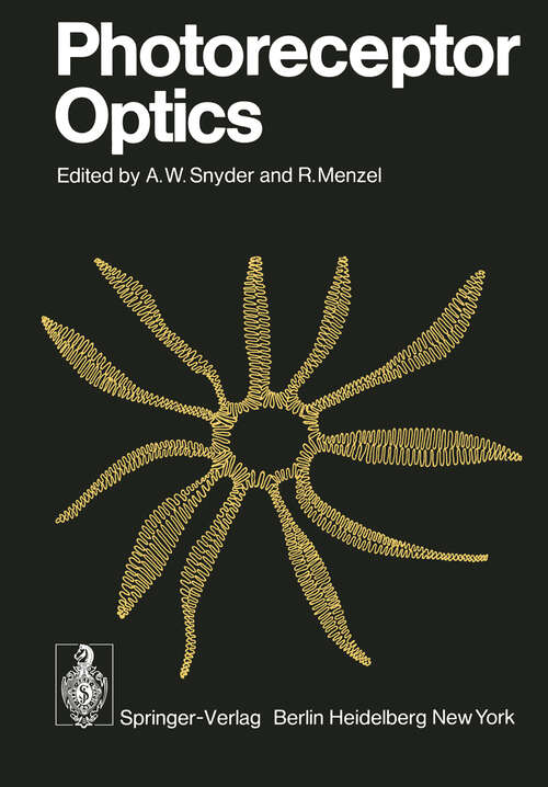 Book cover of Photoreceptor Optics (1975)