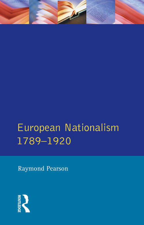 Book cover of The Longman Companion to European Nationalism 1789-1920