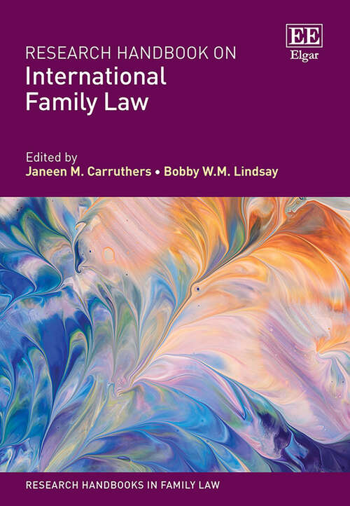 Book cover of Research Handbook on International Family Law (Research Handbooks in Family Law series)