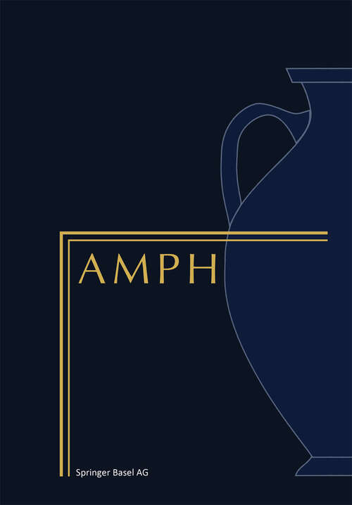 Book cover of Amphora: Festschrift für Hans Wussing zu seinem 65. Geburtstag Festschrift for Hans Wussing on the Occasion of his 65th Birthday (1992)