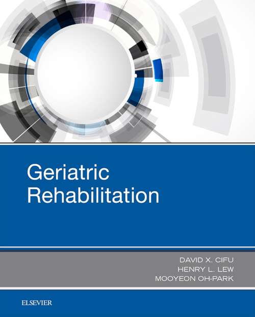 Book cover of Geriatric Rehabilitation