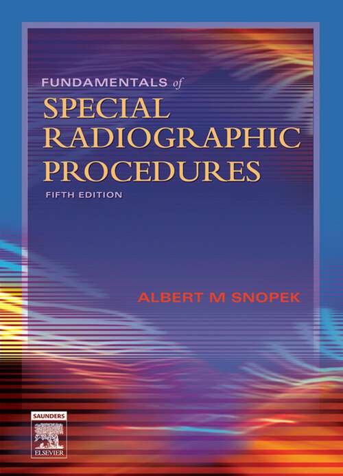 Book cover of Fundamentals of Special Radiographic Procedures (5)