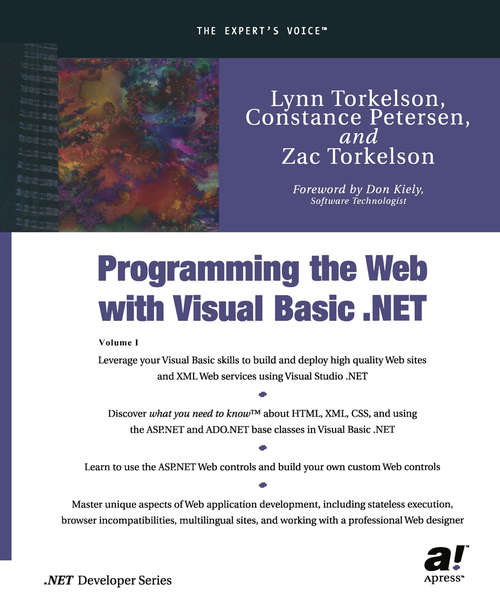 Book cover of Programming the Web with Visual Basic .NET (1st ed.)