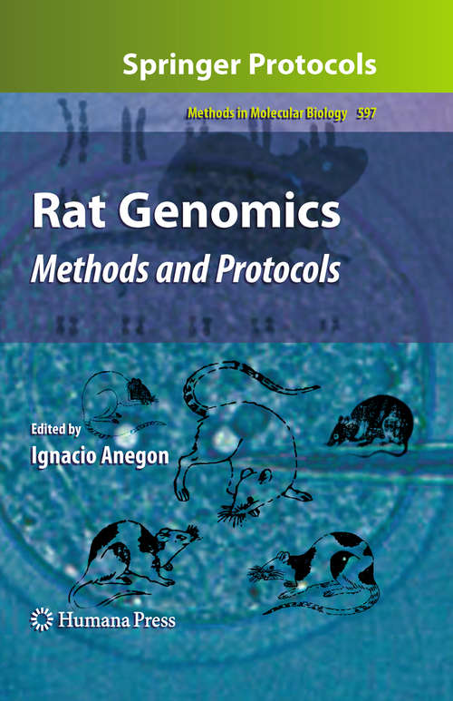 Book cover of Rat Genomics: Methods and Protocols (2010) (Methods in Molecular Biology #597)