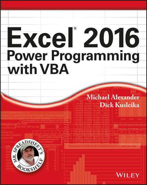 Book cover of Excel 2016 Power Programming with VBA (Mr. Spreadsheet's Bookshelf)