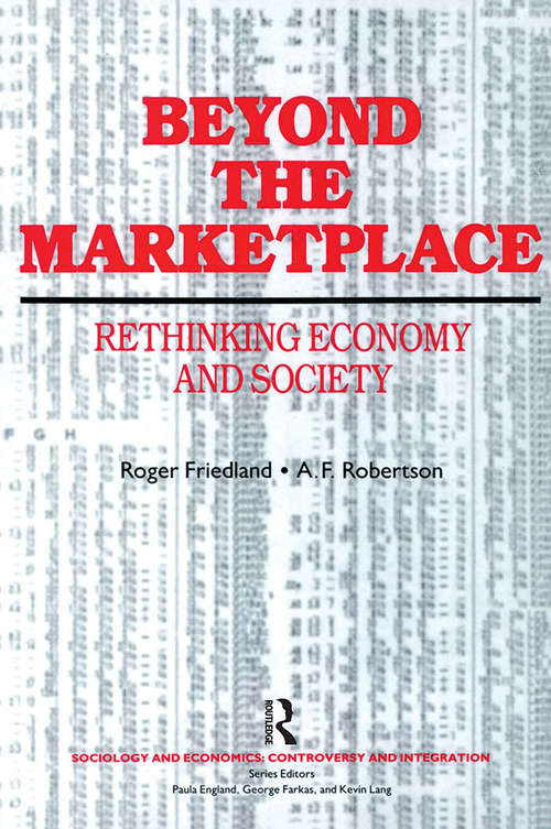 Book cover of Beyond the Marketplace