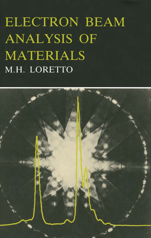 Book cover of Electron Beam Analysis of Materials (1984)