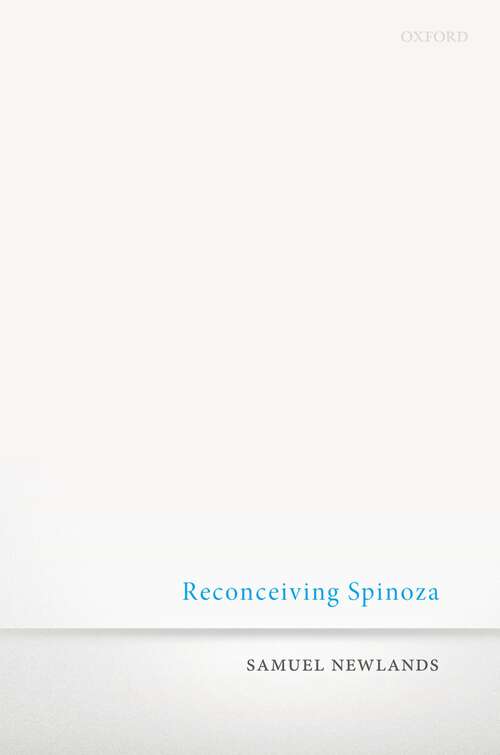 Book cover of Reconceiving Spinoza