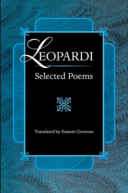 Book cover of Leopardi: Selected Poems