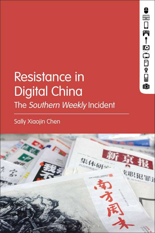 Book cover of Resistance in Digital China: The Southern Weekly Incident
