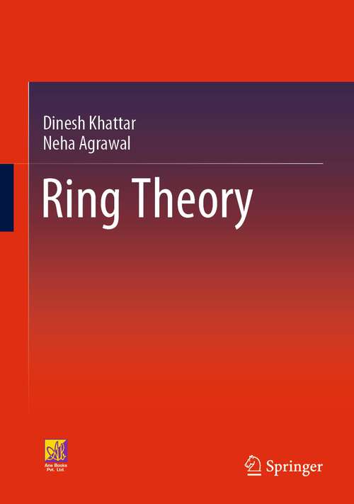 Book cover of Ring Theory (1st ed. 2023)