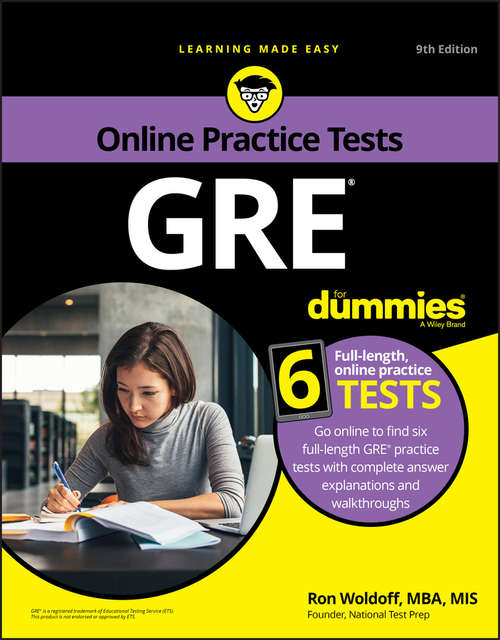 Book cover of GRE For Dummies with Online Practice (9)