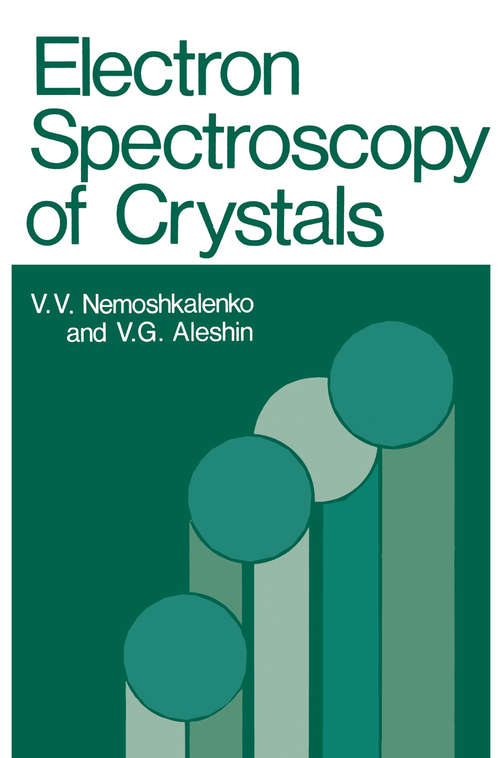 Book cover of Electron Spectroscopy of Crystals (1979) (The Plenum Behavior Therapy Series)