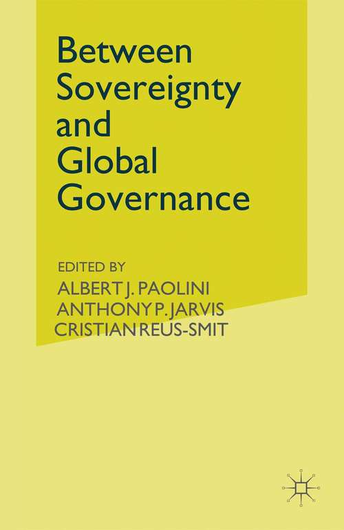 Book cover of Between Sovereignty and Global Governance?: The United Nations and World Politics (1st ed. 1998)