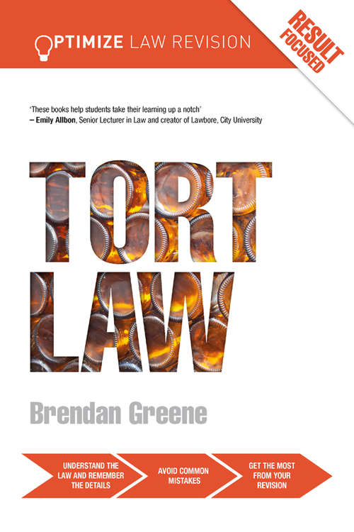 Book cover of Optimize Tort Law (Optimize)
