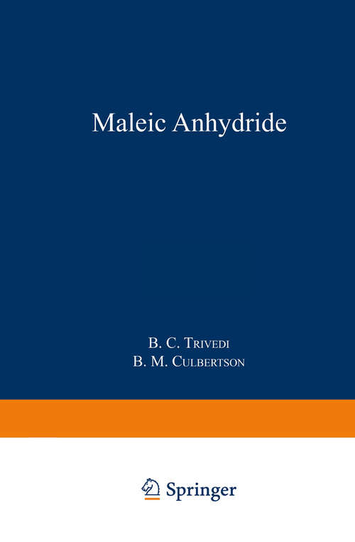 Book cover of Maleic Anhydride (1982)