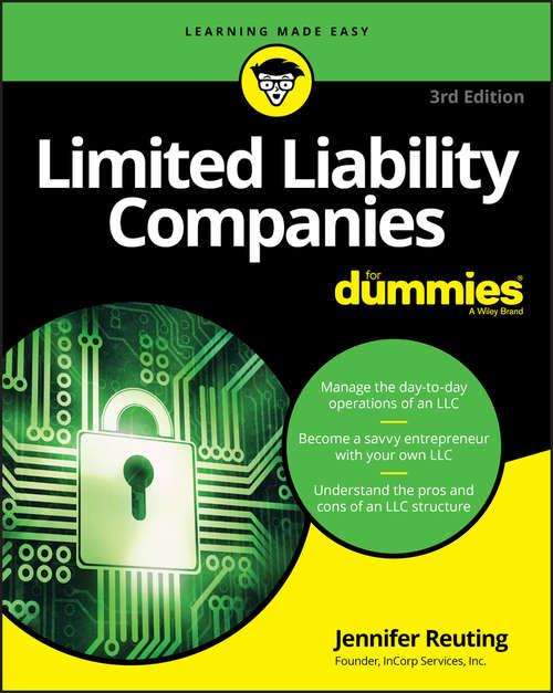 Book cover of Limited Liability Companies For Dummies (3)