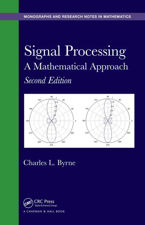 Book cover of Signal Processing: A Mathematical Approach, Second Edition (2)