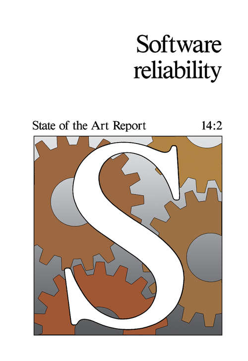 Book cover of Software Reliability: State of the Art Report 14:2