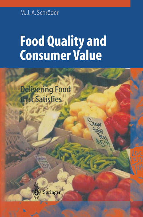 Book cover of Food Quality and Consumer Value: Delivering Food that Satisfies (2003)