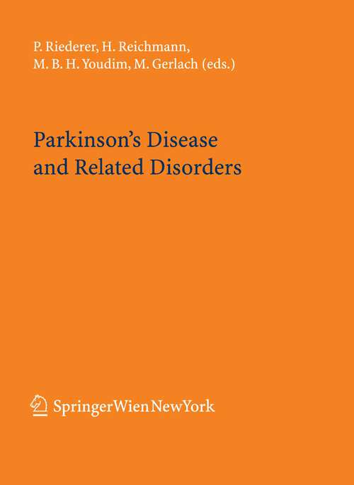 Book cover of Parkinson's Disease and Related Disorders (2006) (Journal of Neural Transmission. Supplementa)