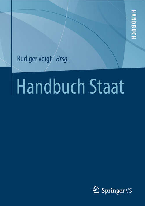 Book cover of Handbuch Staat