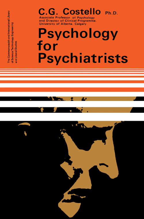 Book cover of Psychology for Psychiatrists