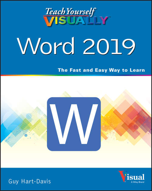 Book cover of Teach Yourself VISUALLY Word 2019 (Teach Yourself VISUALLY (Tech))