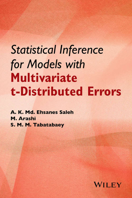 Book cover of Statistical Inference for Models with Multivariate t-Distributed Errors