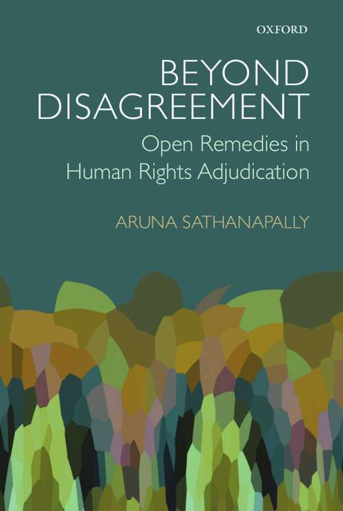 Book cover of Beyond Disagreement: Open Remedies in Human Rights Adjudication