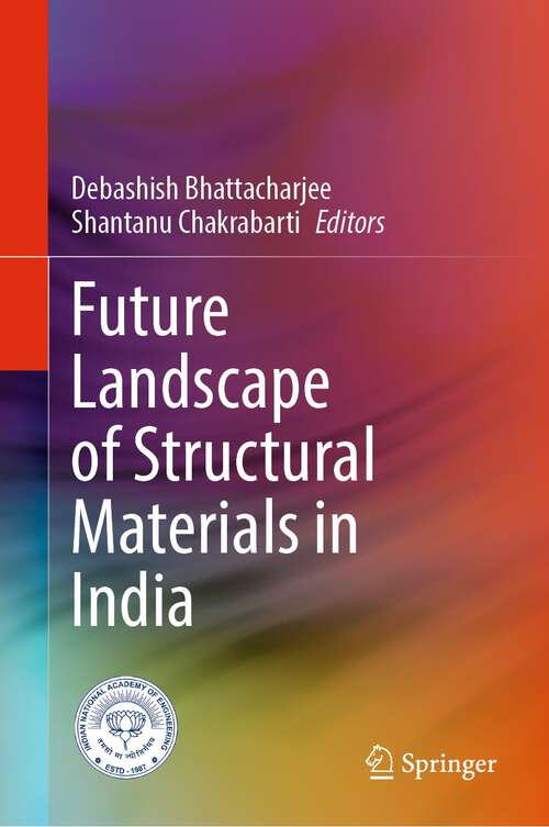 Book cover of Future Landscape of Structural Materials in India (1st ed. 2022)