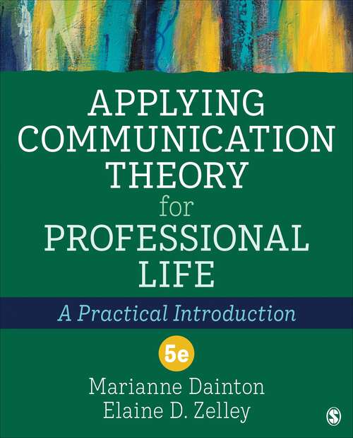 Book cover of Applying Communication Theory For Professional Life: A Practical Introduction   (PDF) (5)