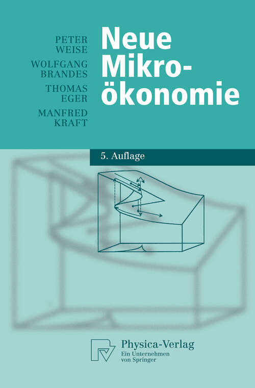 Book cover of Neue Mikroökonomie (5. Aufl. 2005) (Physica-Lehrbuch)
