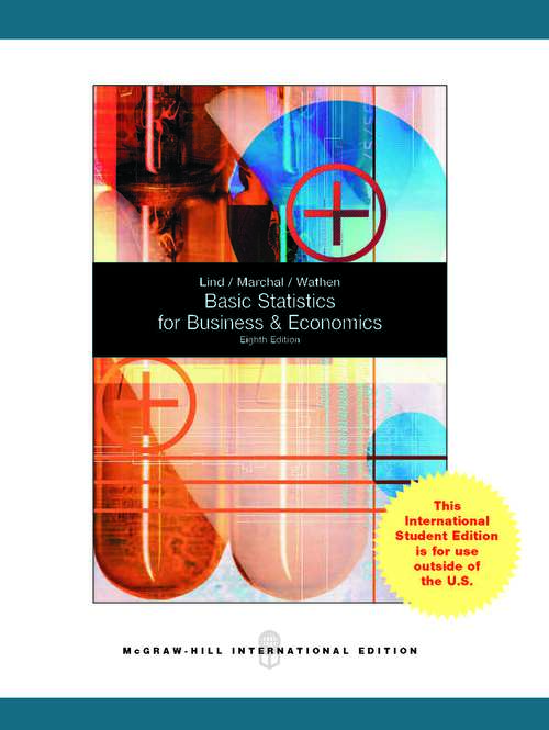 Book cover of EBOOK: Basic Statistics For Business and Economics (UK Higher Education  Business Business Statistics)