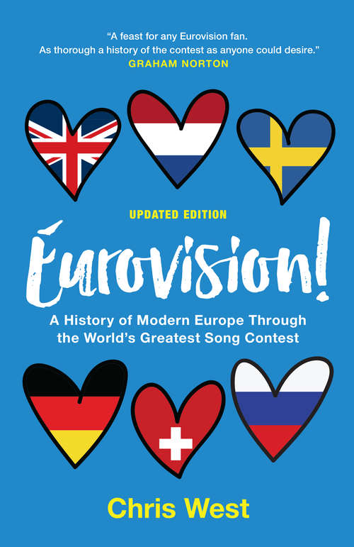 Book cover of Eurovision!: A History of Modern Europe Through the World's Greatest Song Contest