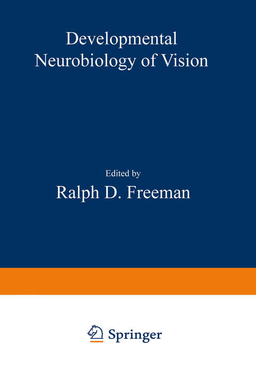 Book cover of Developmental Neurobiology of Vision (1979) (Nato Science Series A: #27)