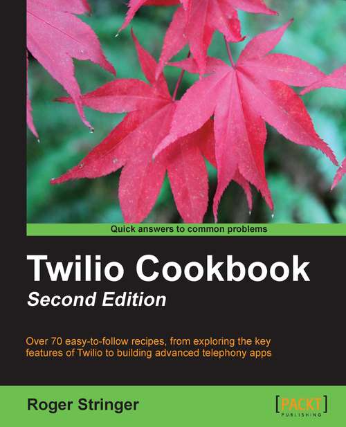 Book cover of Twilio Cookbook