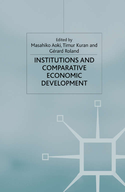 Book cover of Institutions and Comparative Economic Development (2012) (International Economic Association Series)