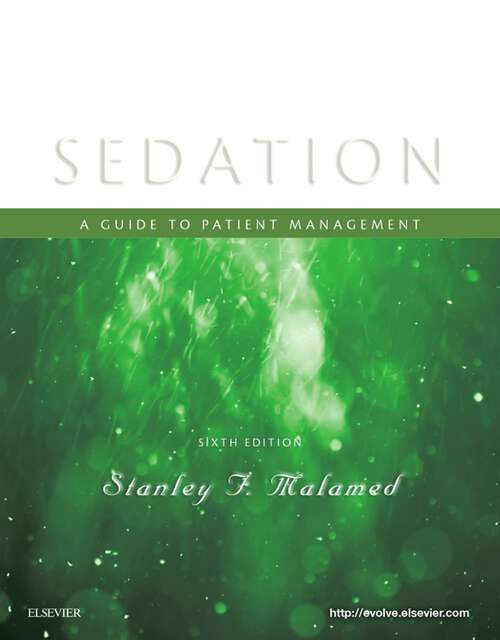 Book cover of Sedation - E-Book: Sedation - E-Book (6)