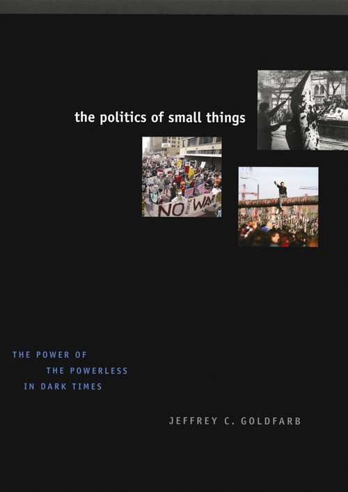 Book cover of The Politics of Small Things: The Power of the Powerless in Dark Times