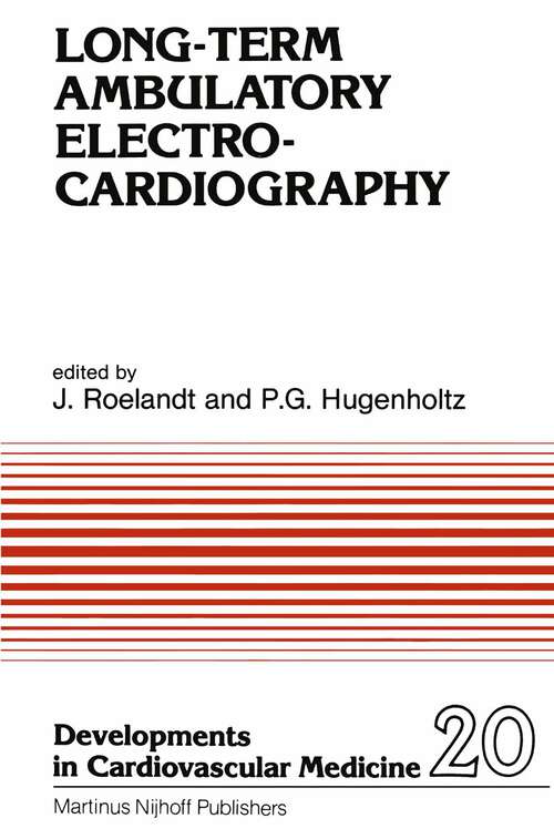 Book cover of Long-Term Ambulatory Electrocardiography (1982) (Developments in Cardiovascular Medicine #20)